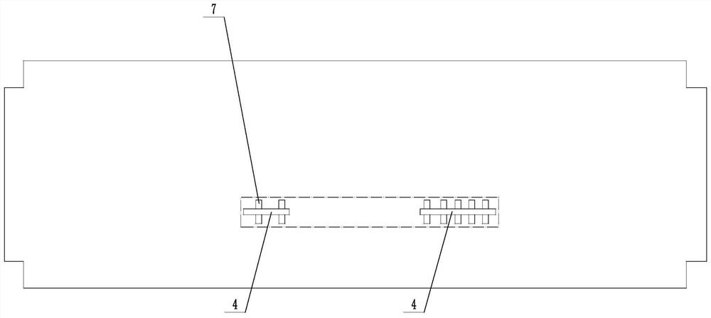 A connection structure and method between a db small board and a pcb board