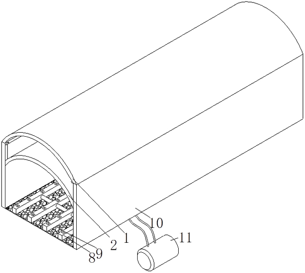 All-weather energy storage type intelligent greenhouse