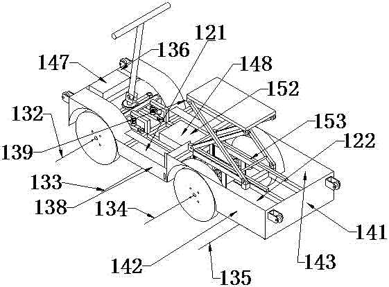 Suitcase type folding electric vehicle