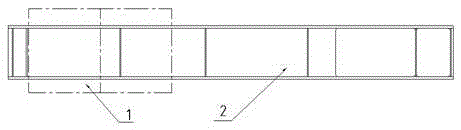 Arrangement form of balance weight on balance arm of tower crane with luffing boom