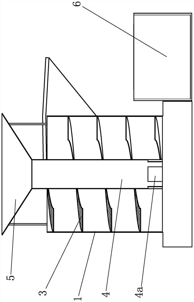 A casting raw sand screening device