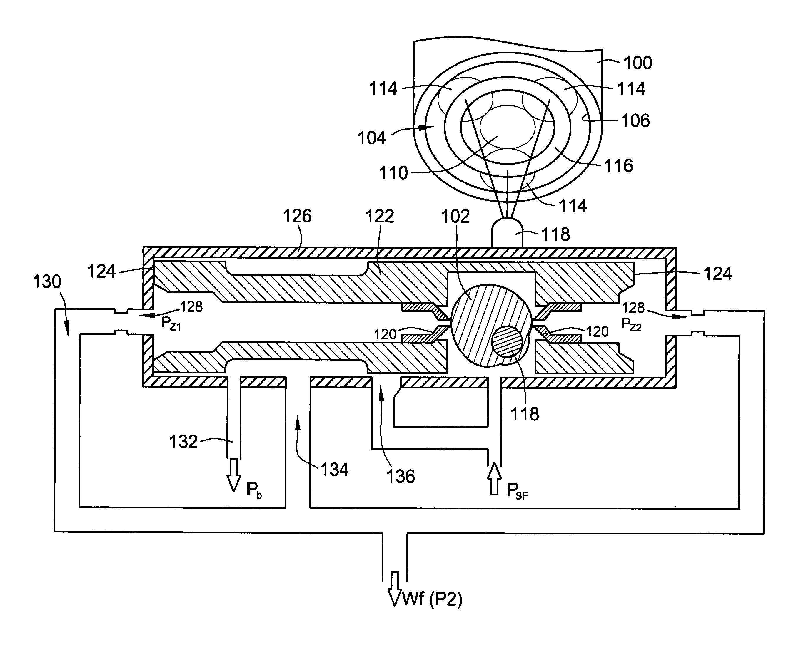 Stepper motor driven proportional fuel metering valve