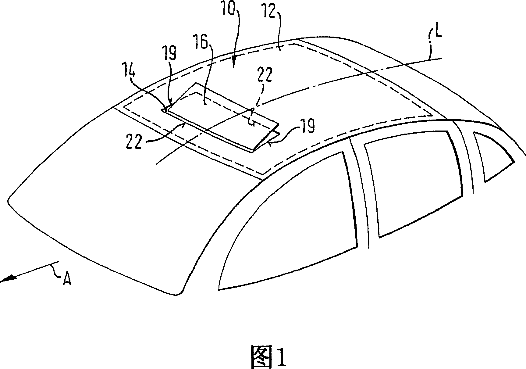 Lifting mechanism for a sliding roof and a vehicle roof with such mechanism