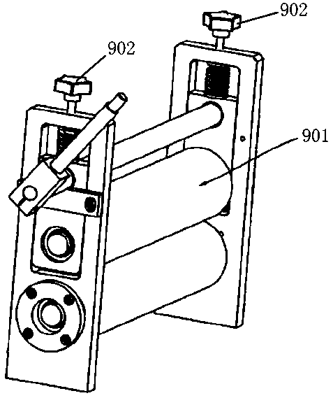 Compression roller self-adaptive compression structure, ultrasonic machining device and mask machine,