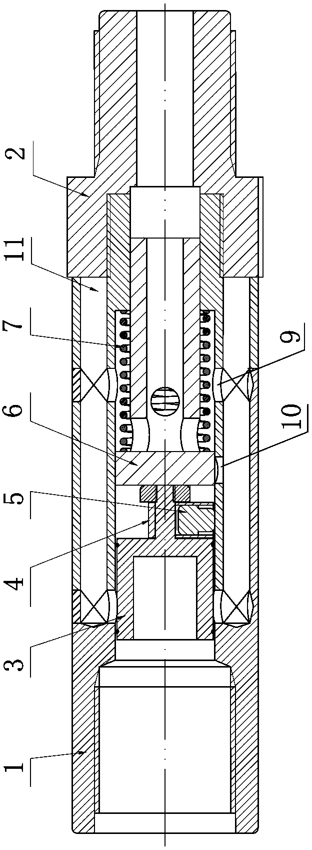 Continuous directional coring and deflecting machine tool with dual tubes for outer guiding and inner drilling and deflecting method thereof