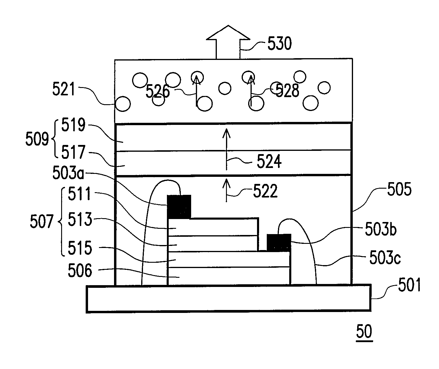 White light emitting device and producing method thereof