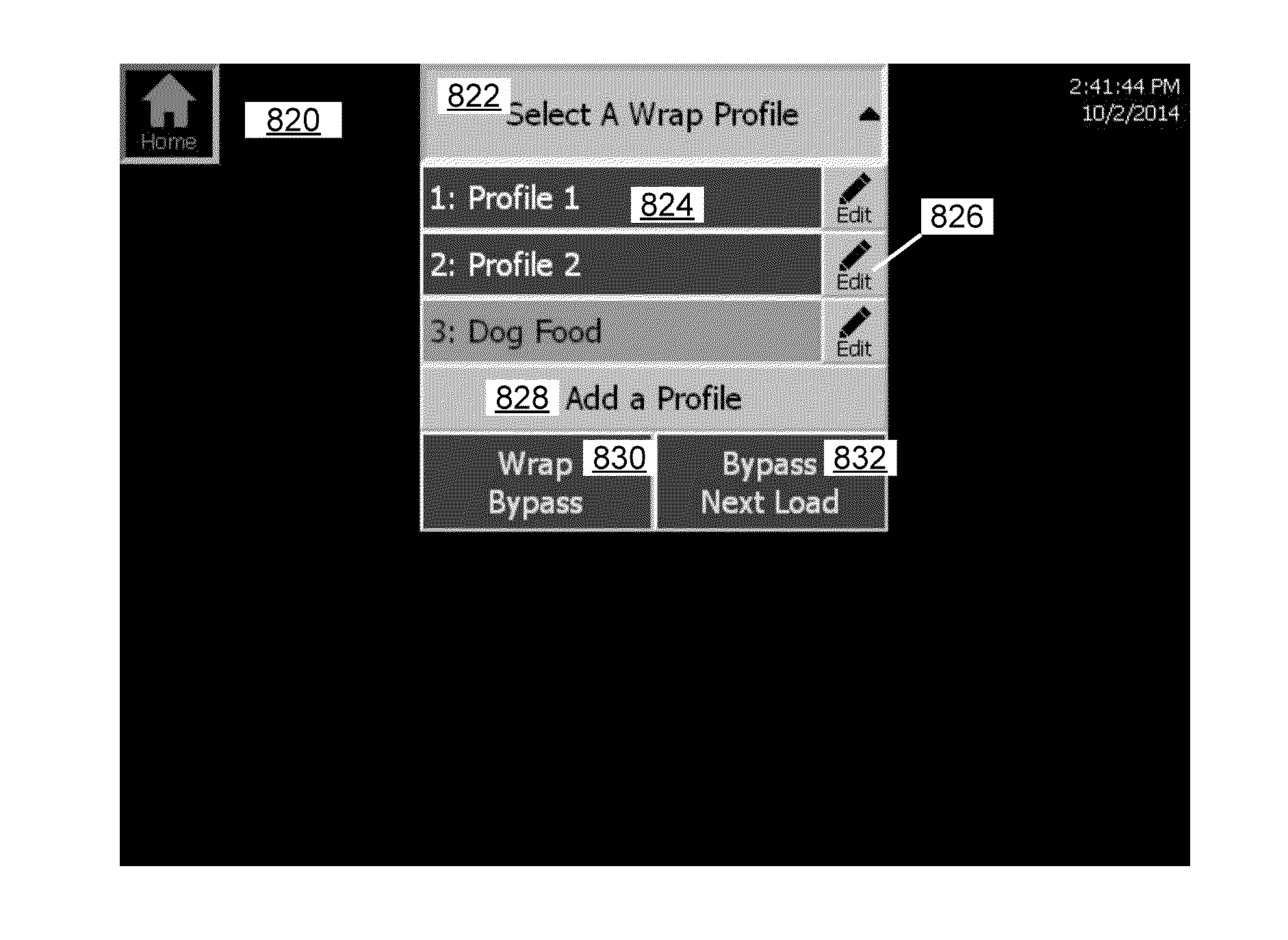 Graphical Depiction of Wrap Profile for Load Wrapping Apparatus