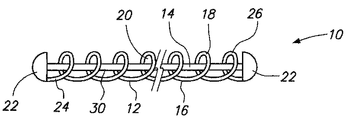 Vaso-occlusive devices with in-situ stiffening elements