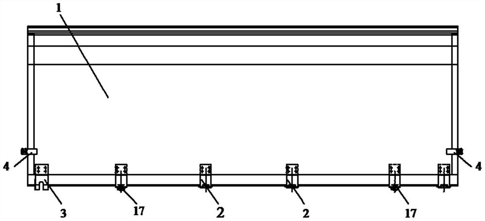 Fold line type large-opening-degree sliding side door