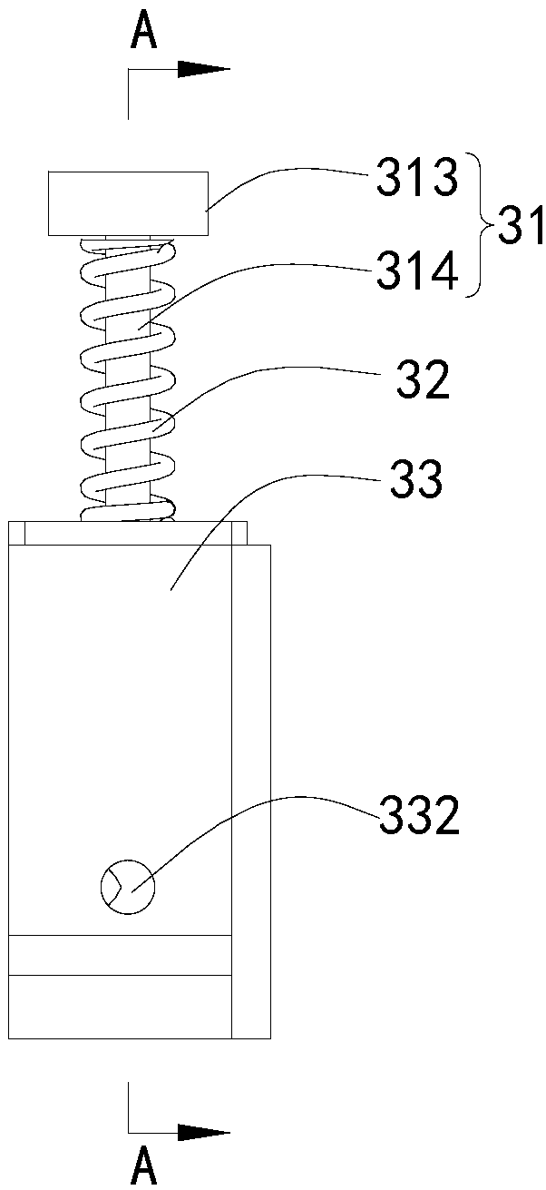 Self-oil-feeding type punching-mold guide component and punching mold