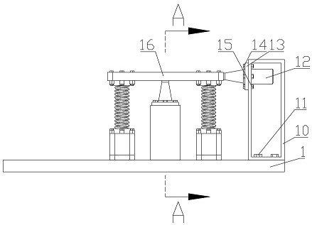 High-frequency vibration fatigue test device for thin-wall blade parts