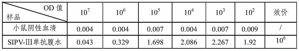 Sabin strain poliovirus type III monoclonal antibody and application thereof