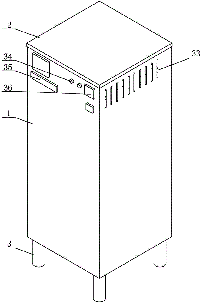 Column-shaped energy-saving steam generator