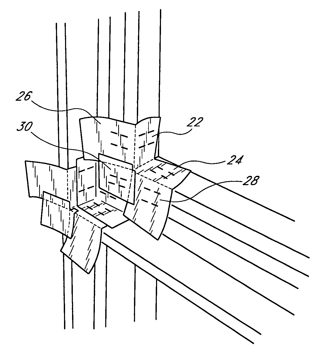 Corner flashing system