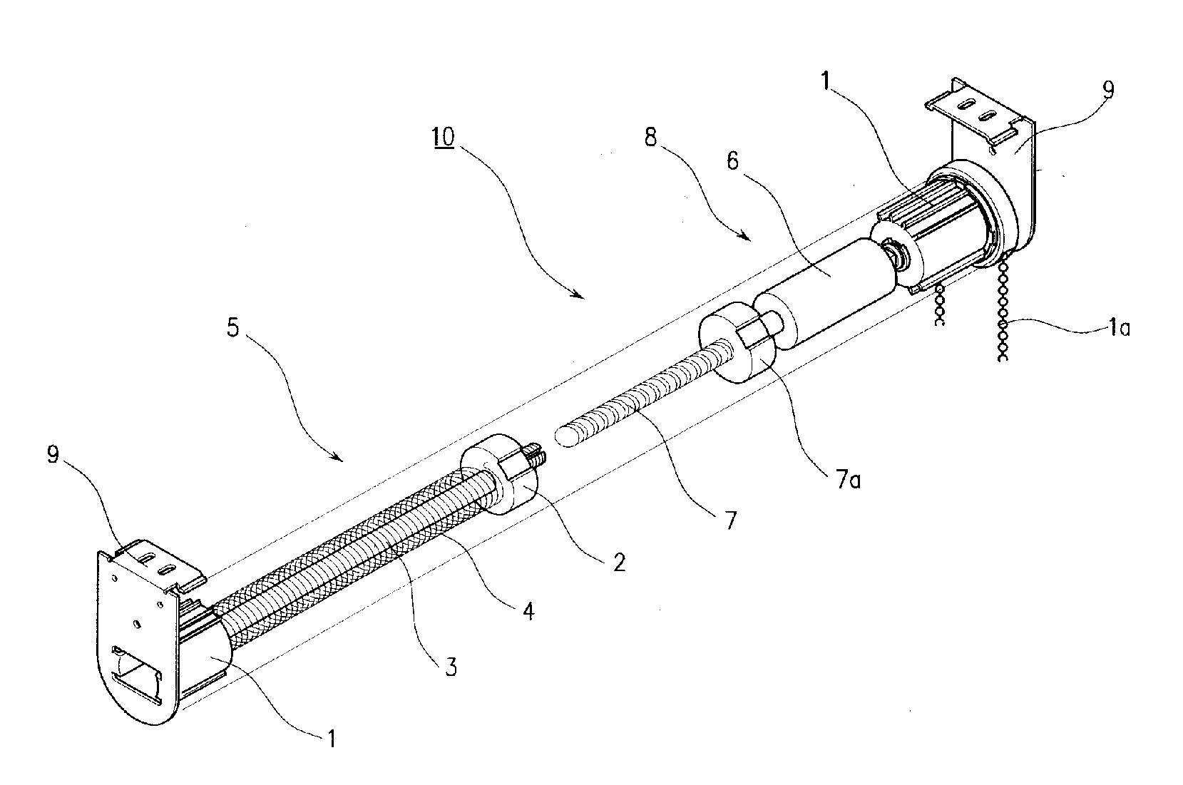 Automatic Movement Ascent Device Gear of Roll Screen