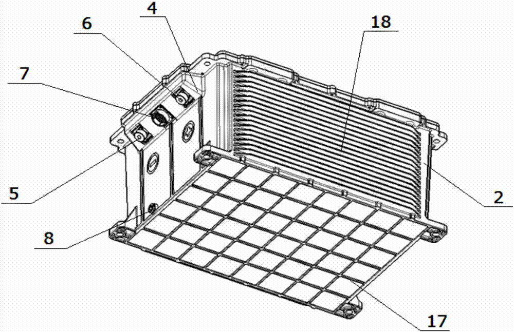 Oil-cooled battery pack