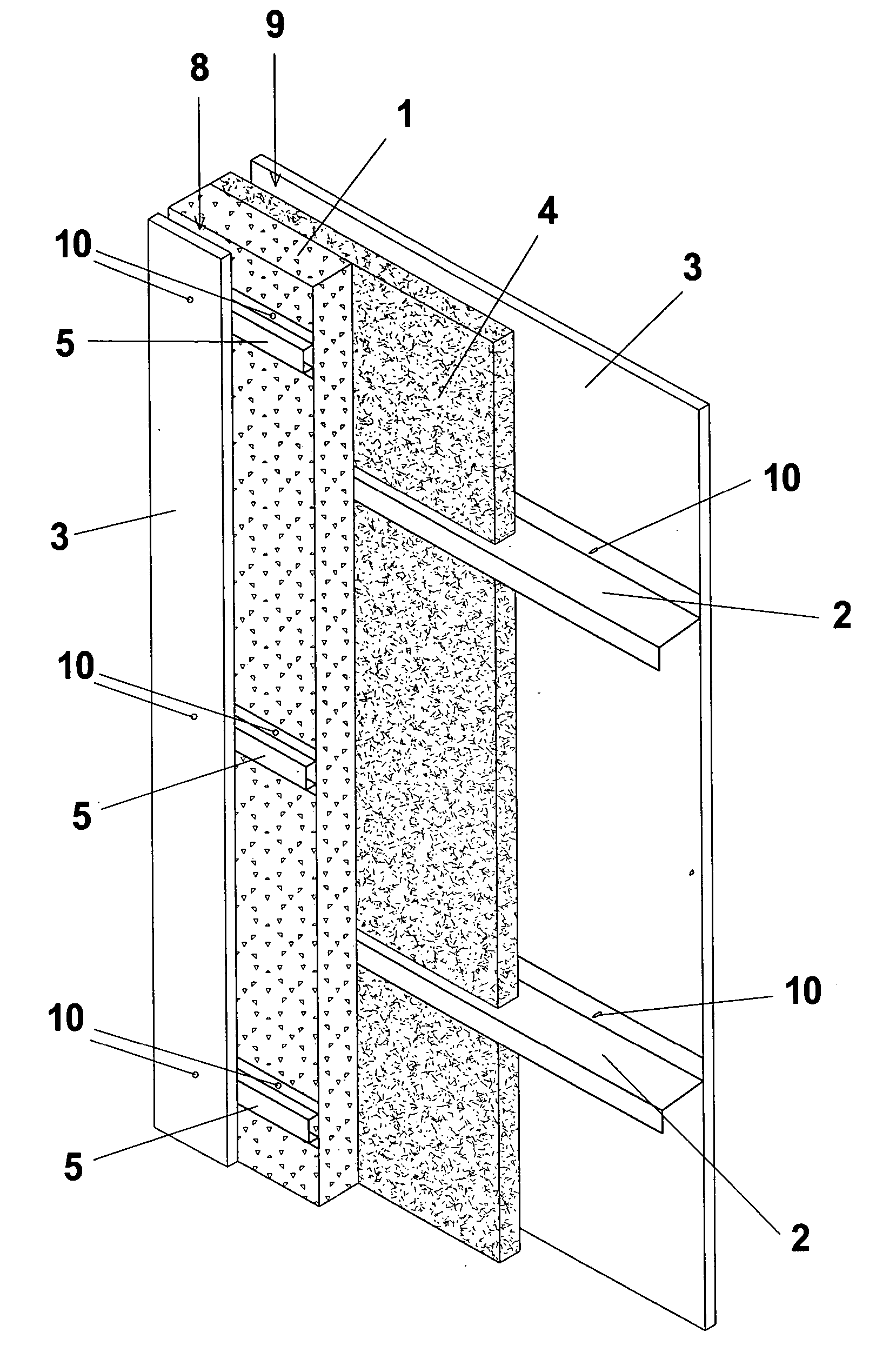 Interior wall and partition construction