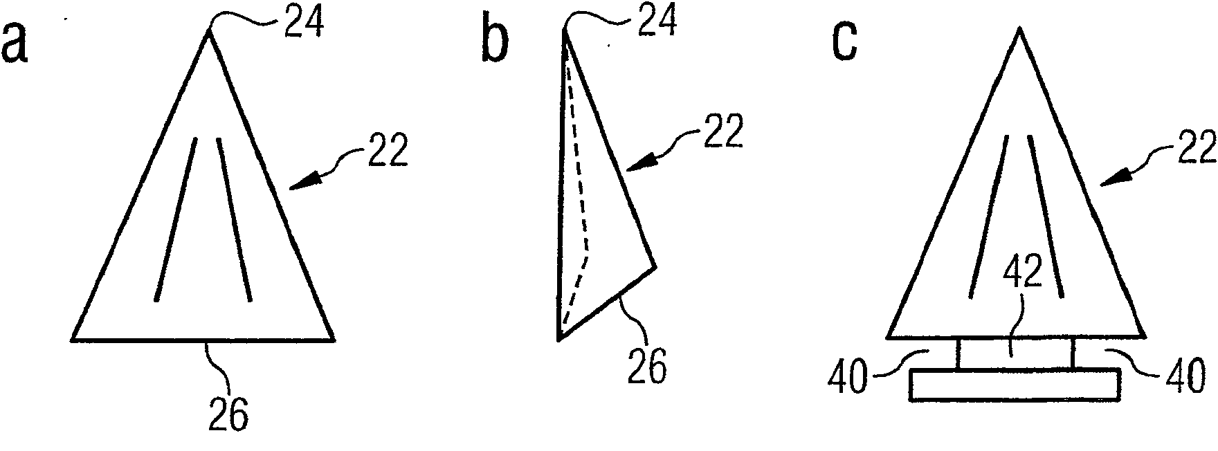 Insert for a sandwich component having a honeycomb core