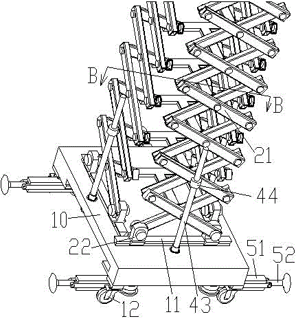 Urban afforestation tree trimming device and application method thereof