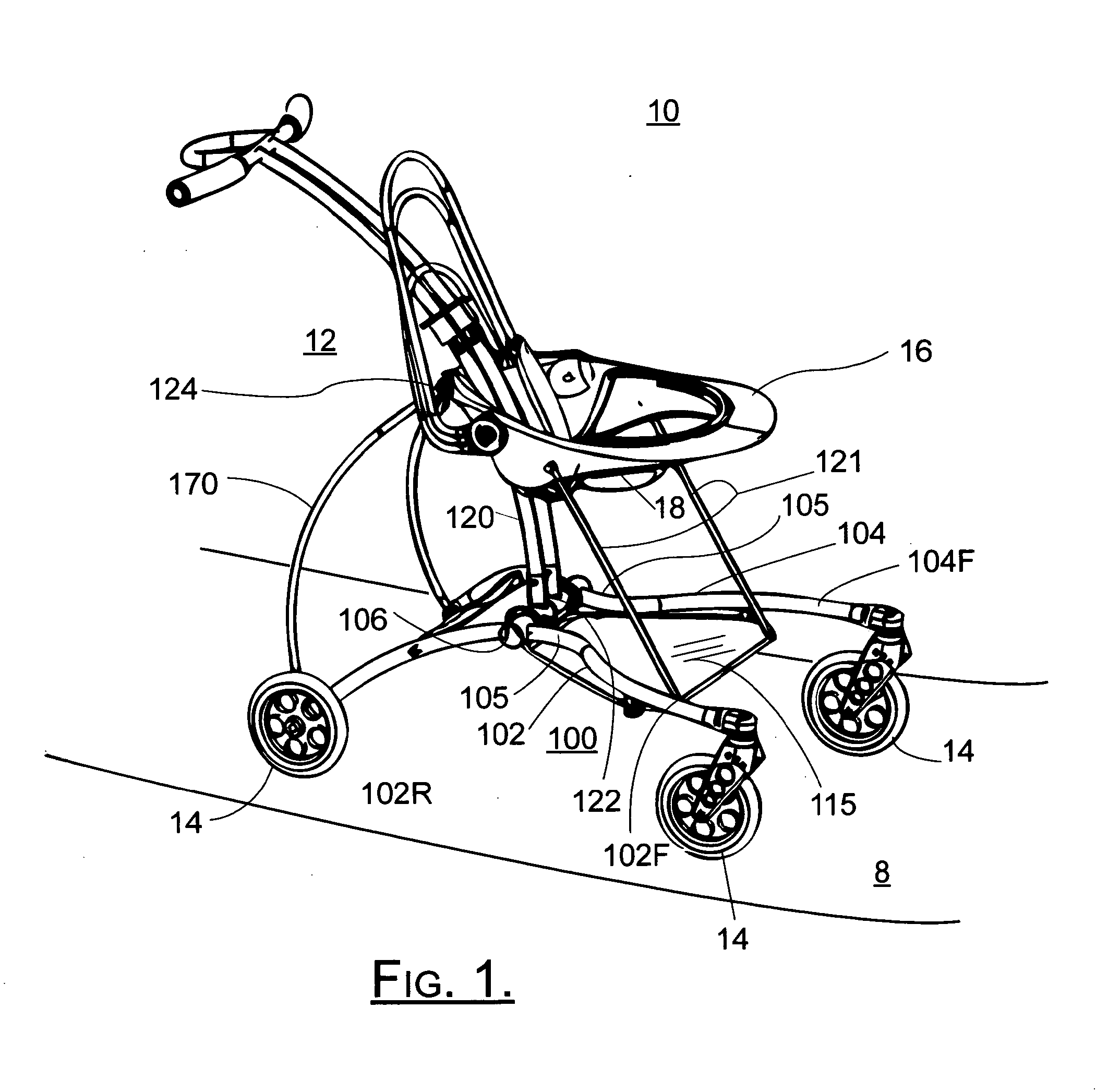 Standing Baby Stroller