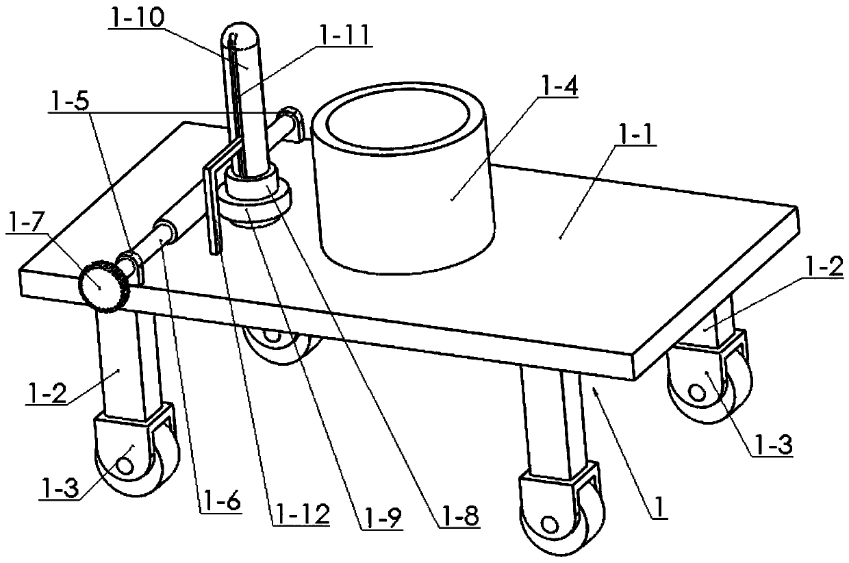 Nursing stretcher bed for thoracic surgery