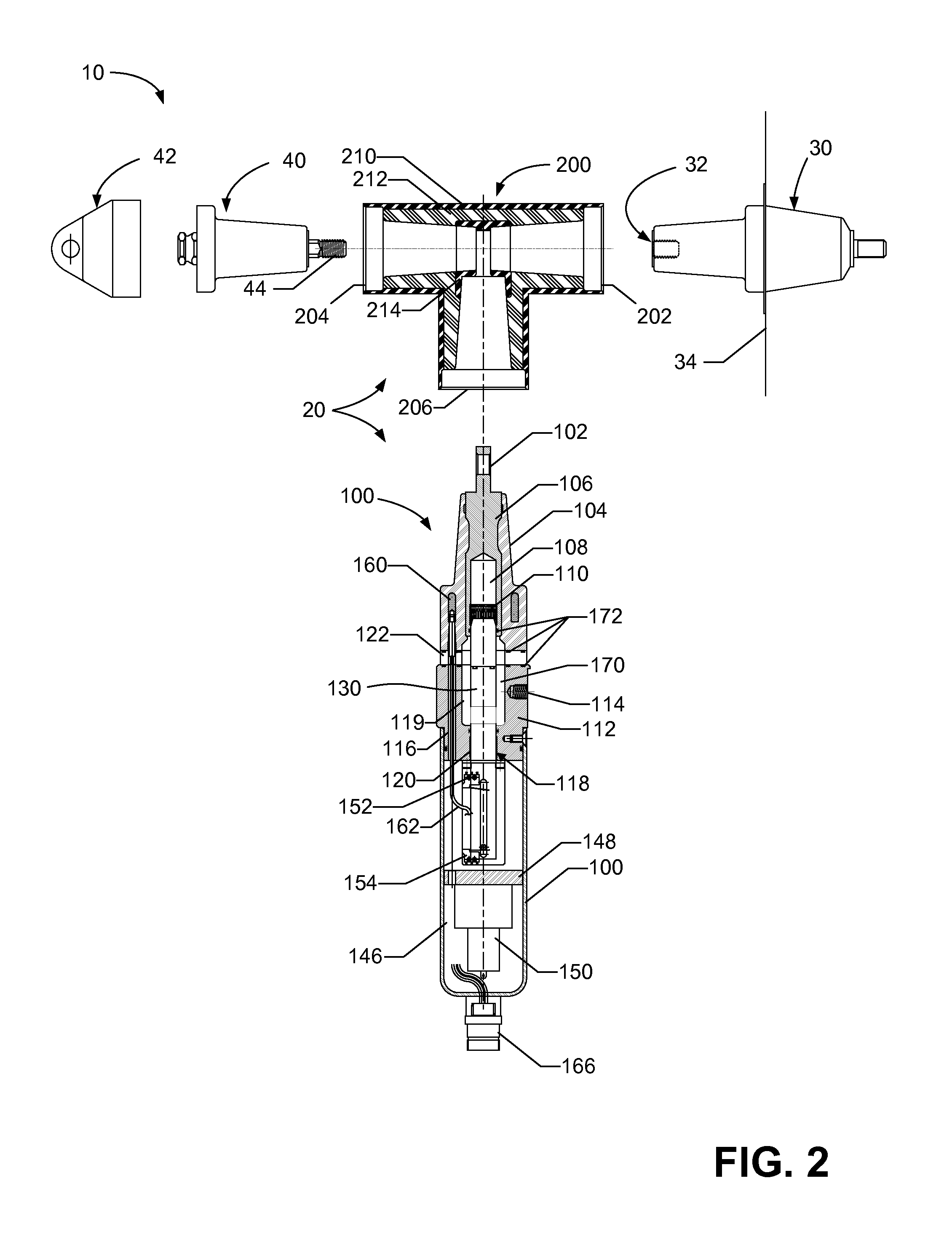 Automated grounding device with visual indication