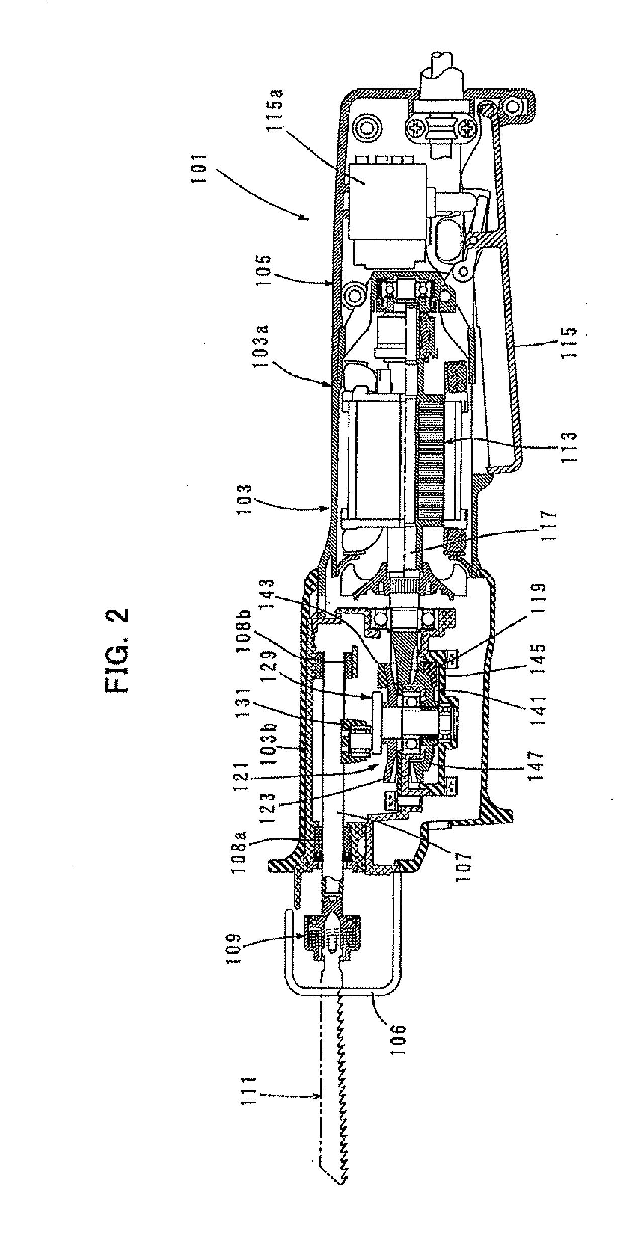 Reciprocating power tool