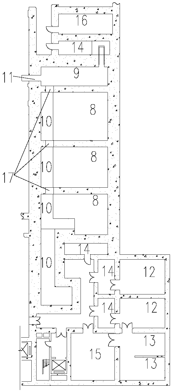 Novel fast reactor fuel plant arrangement structure