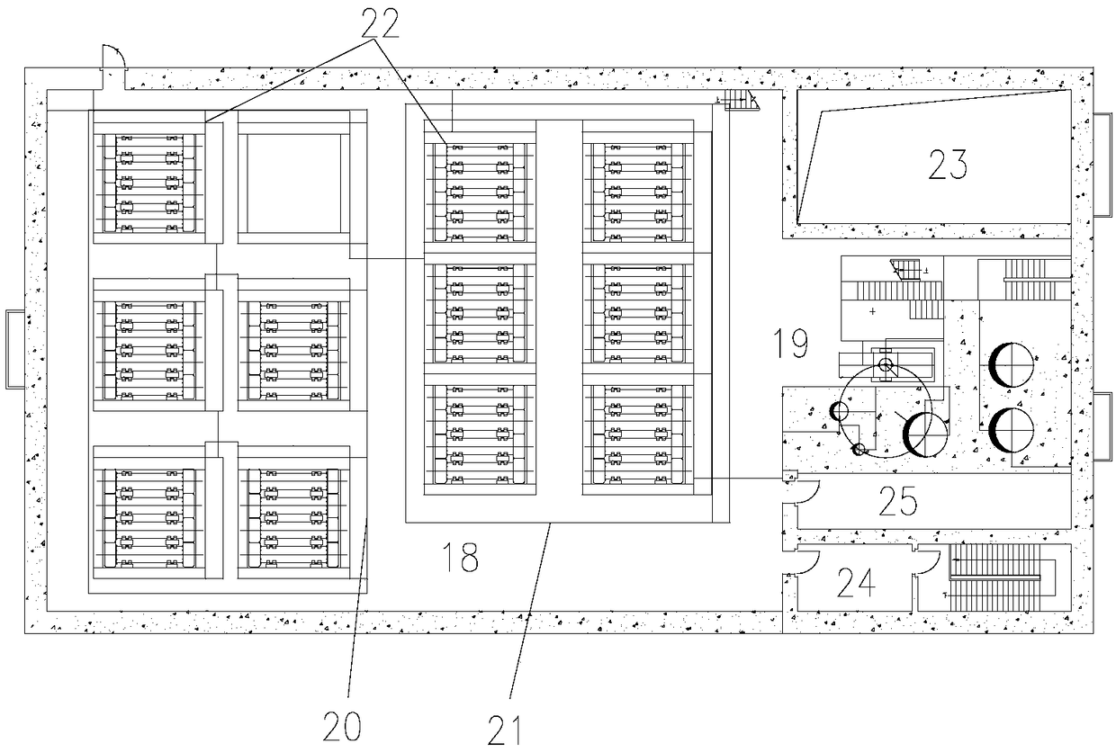 Novel fast reactor fuel plant arrangement structure