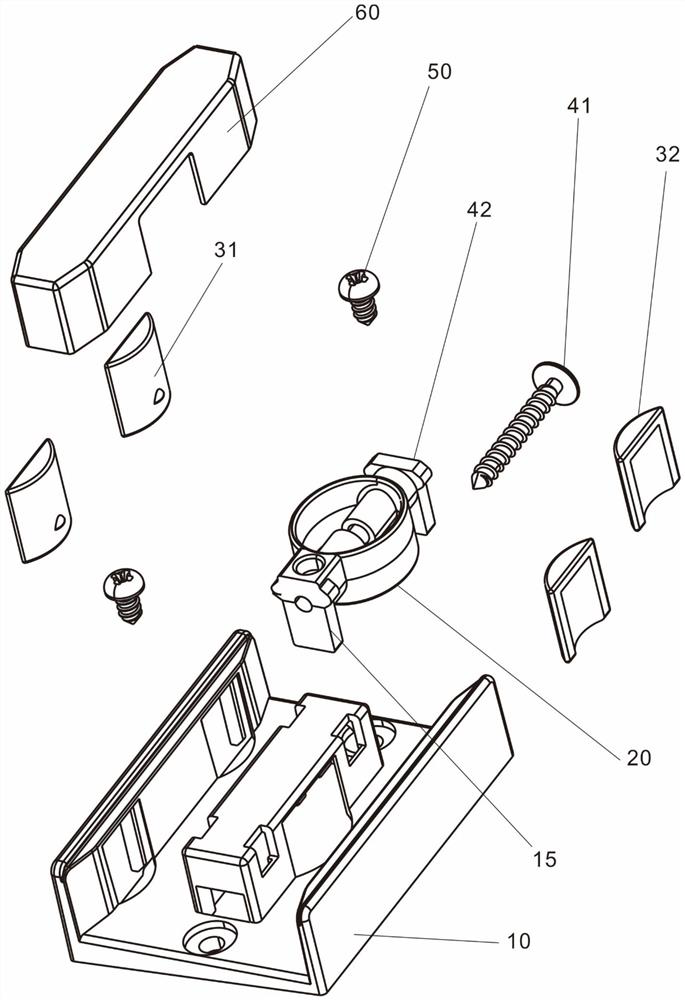 Sliding door guide assembly and sliding door device