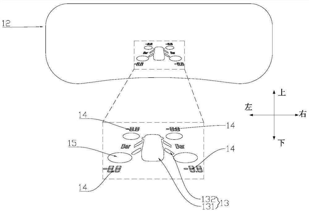 Combined automobile instrument panel