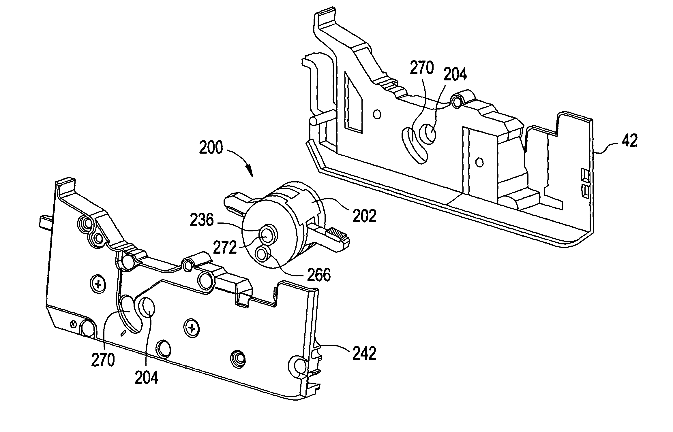 Isolation cap and bushing for circuit breaker rotor assembly