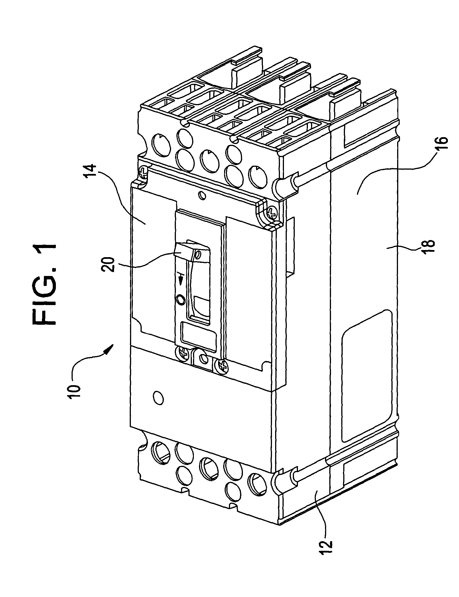 Isolation cap and bushing for circuit breaker rotor assembly