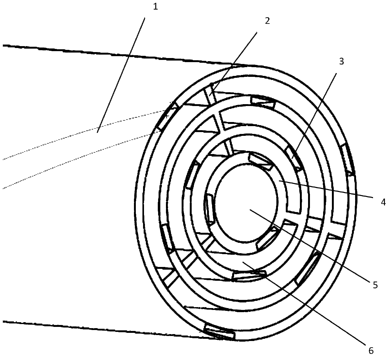 Superconducting conductor bracket with high heat dissipation efficiency