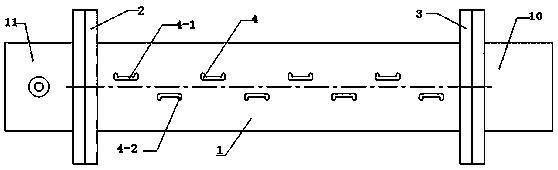 Leaky waveguide used in rail transit vehicle-to-ground wireless transmission integrated bearer communication system