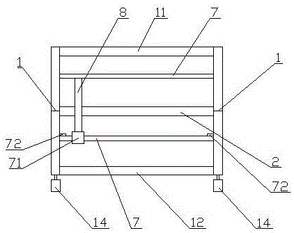 Easy-storing and easy-folding airing device with drying function