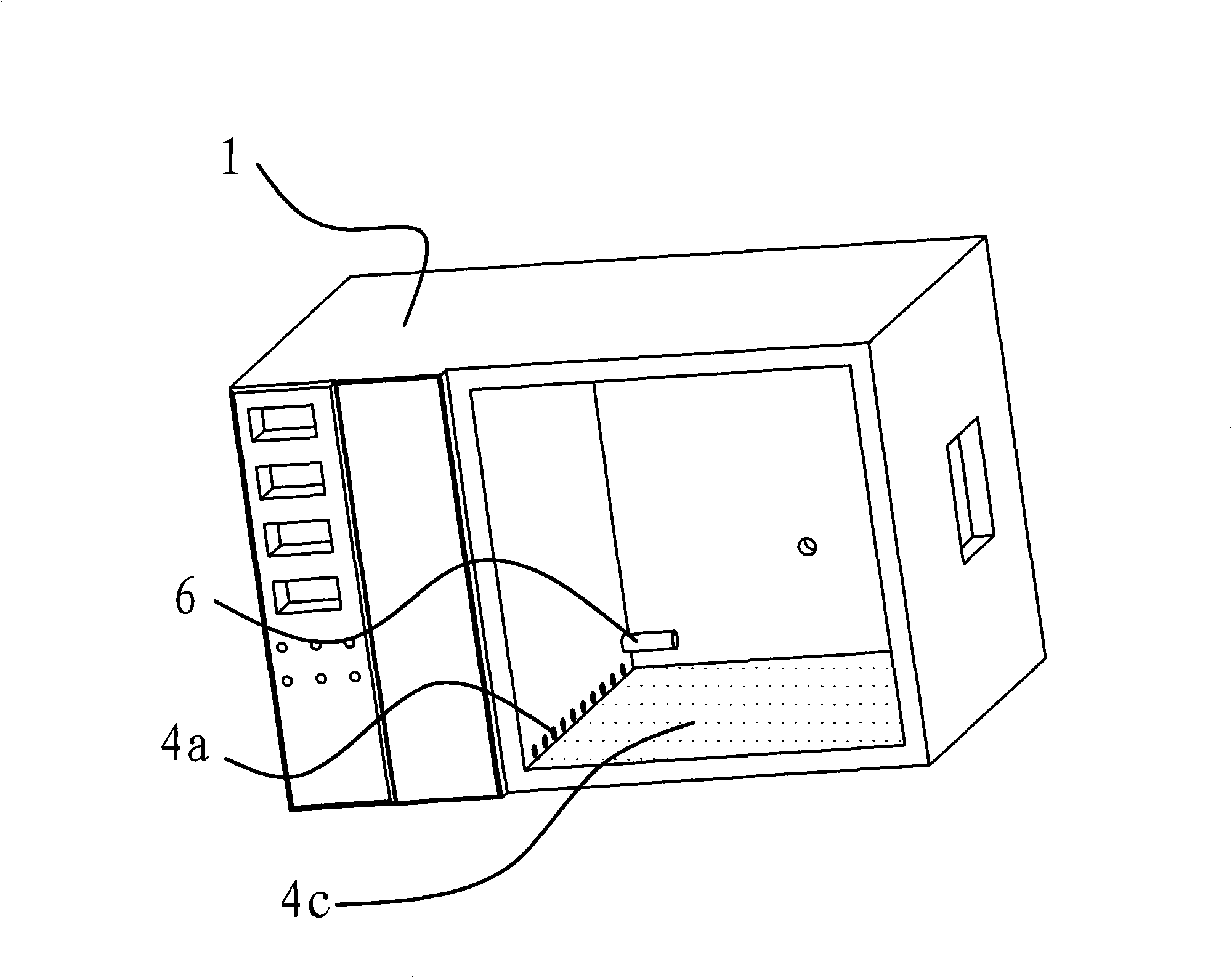 Automatic adjusting arm test stand powder dust environmental test apparatus for vehicle brake gap