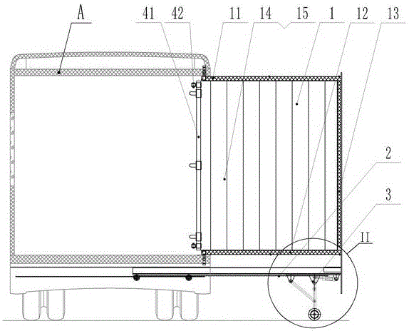 Undercarriage type RV telescopic box