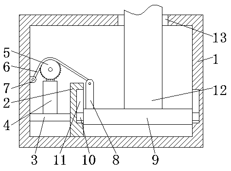 Cutting device for mechanical equipment