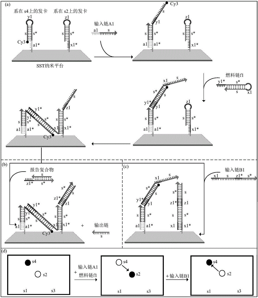 Phototonus logical circuit design method based on SST nanometer platform