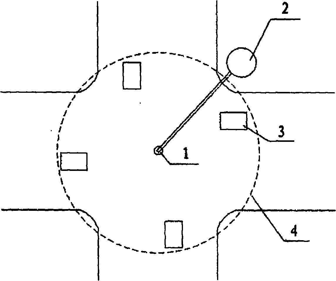 Method for measuring vehicle speed by utilizing equidistant camera of vidicon