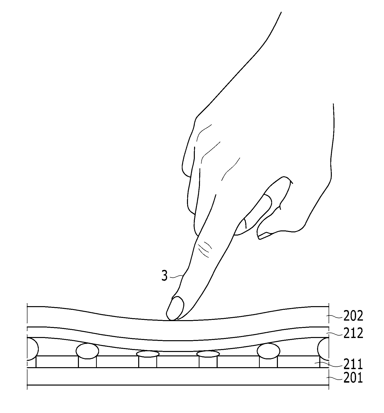 Touch device and display including the same