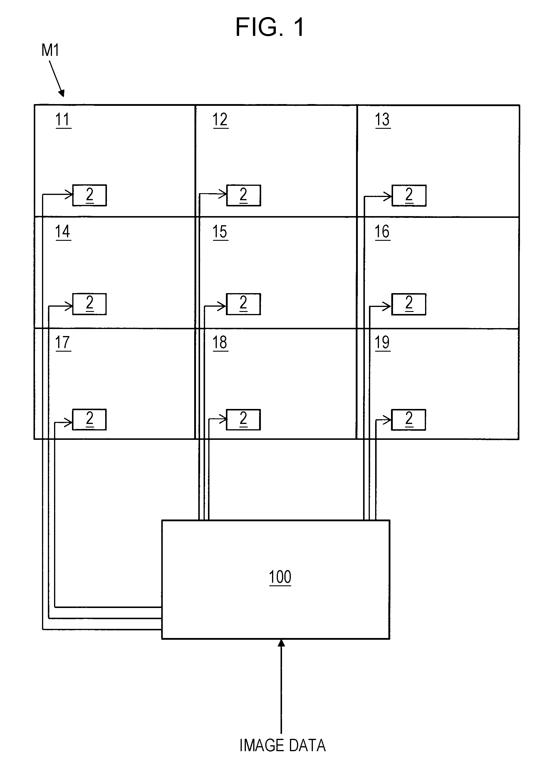 Multi-display device and image display device