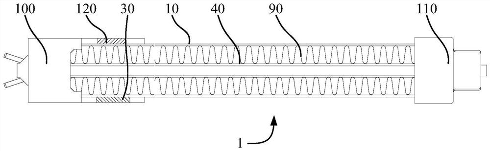 Electric heating tube and air conditioner