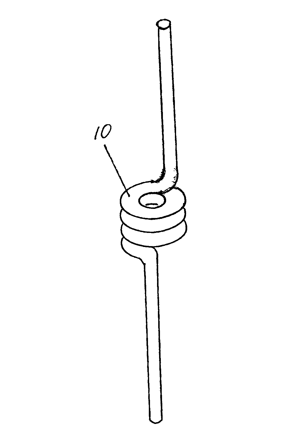 Semiautomatic forming device for spring wire