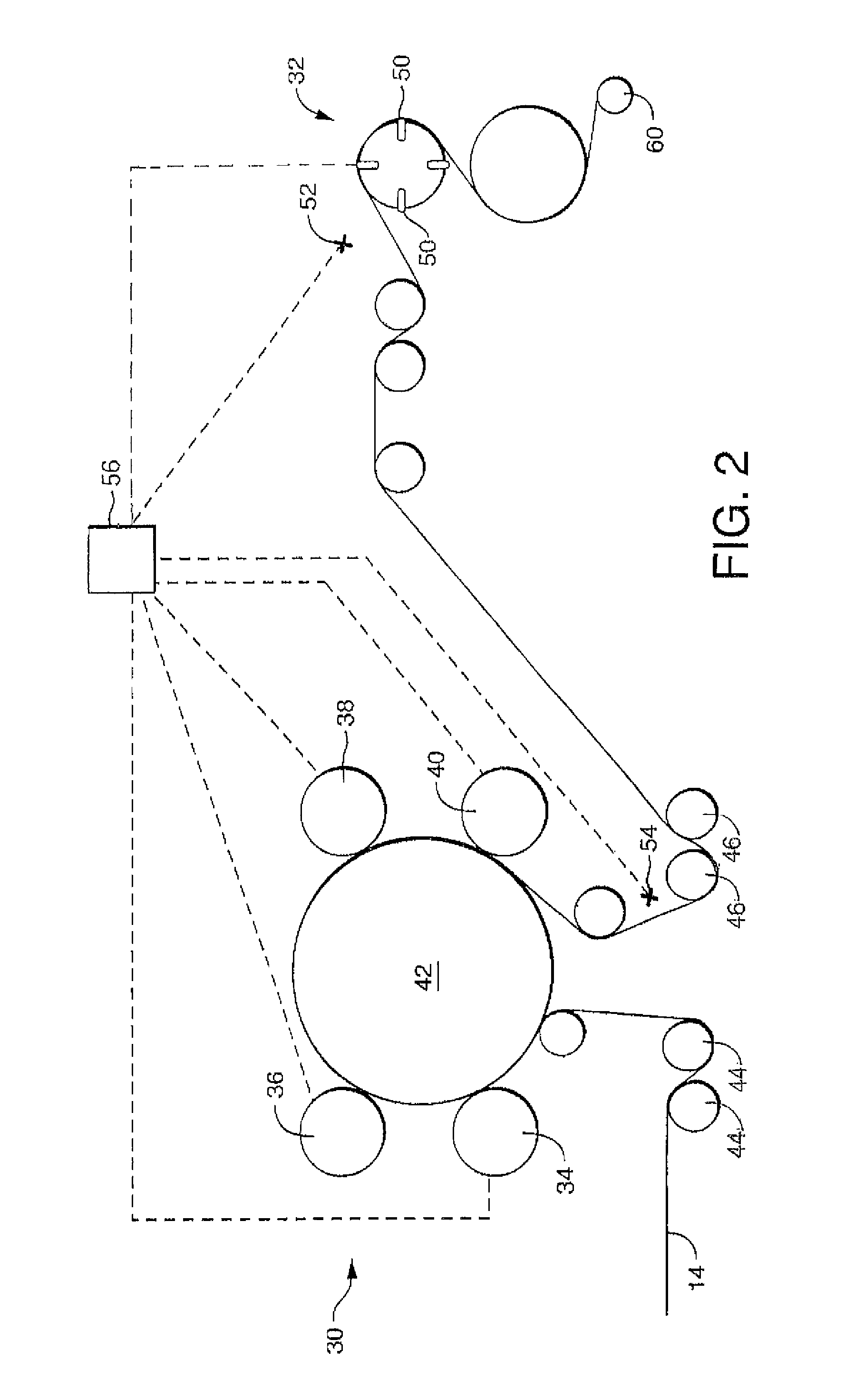 Process and system for aligning printed images with perforated sheets