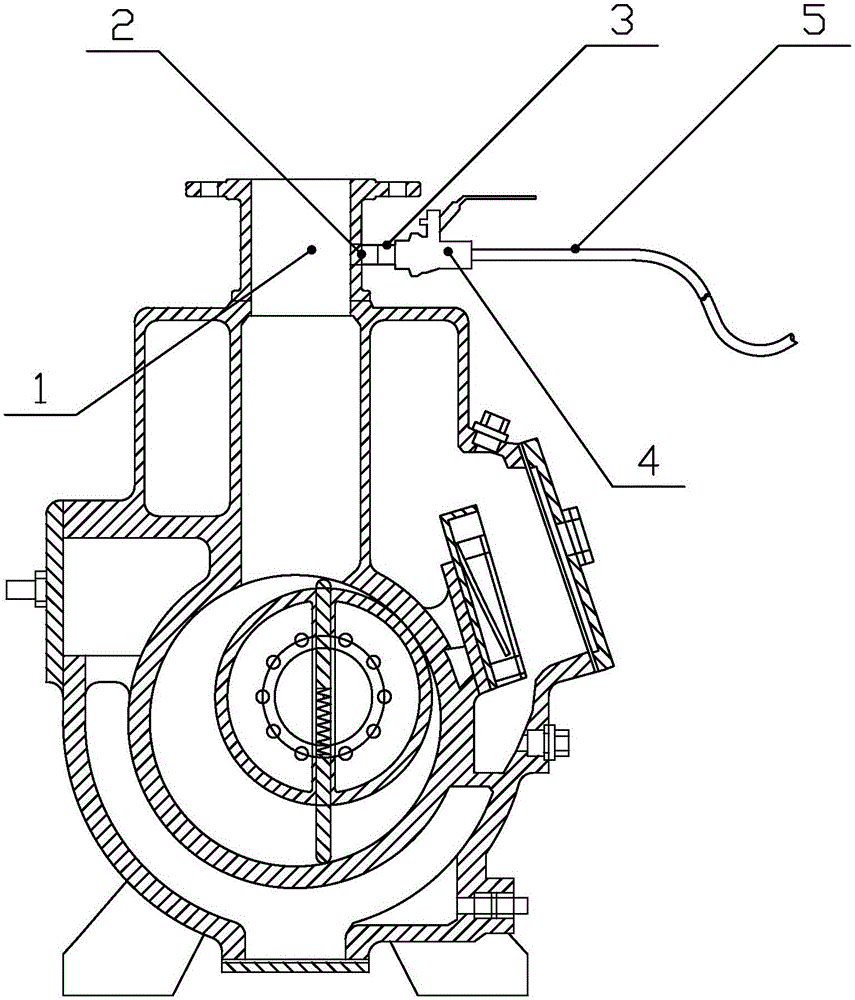 Automatic oil filling device of oil rotary vane vacuum pump