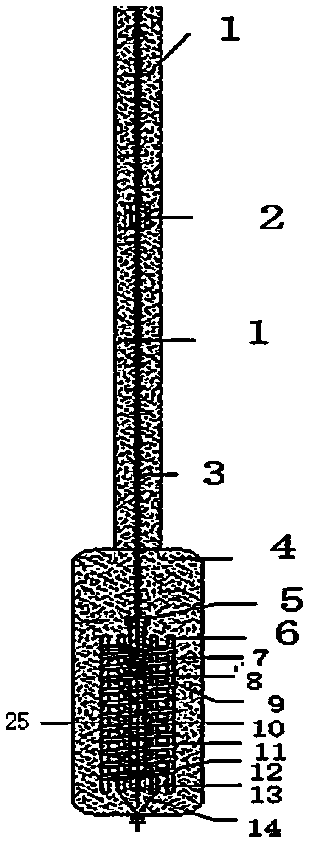 Variable diameter reinforcement cage enlarged head anchor pile system