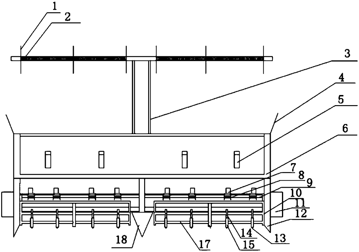 Carrot rotary tillage ridging and accurate-sowing all-in-one machine