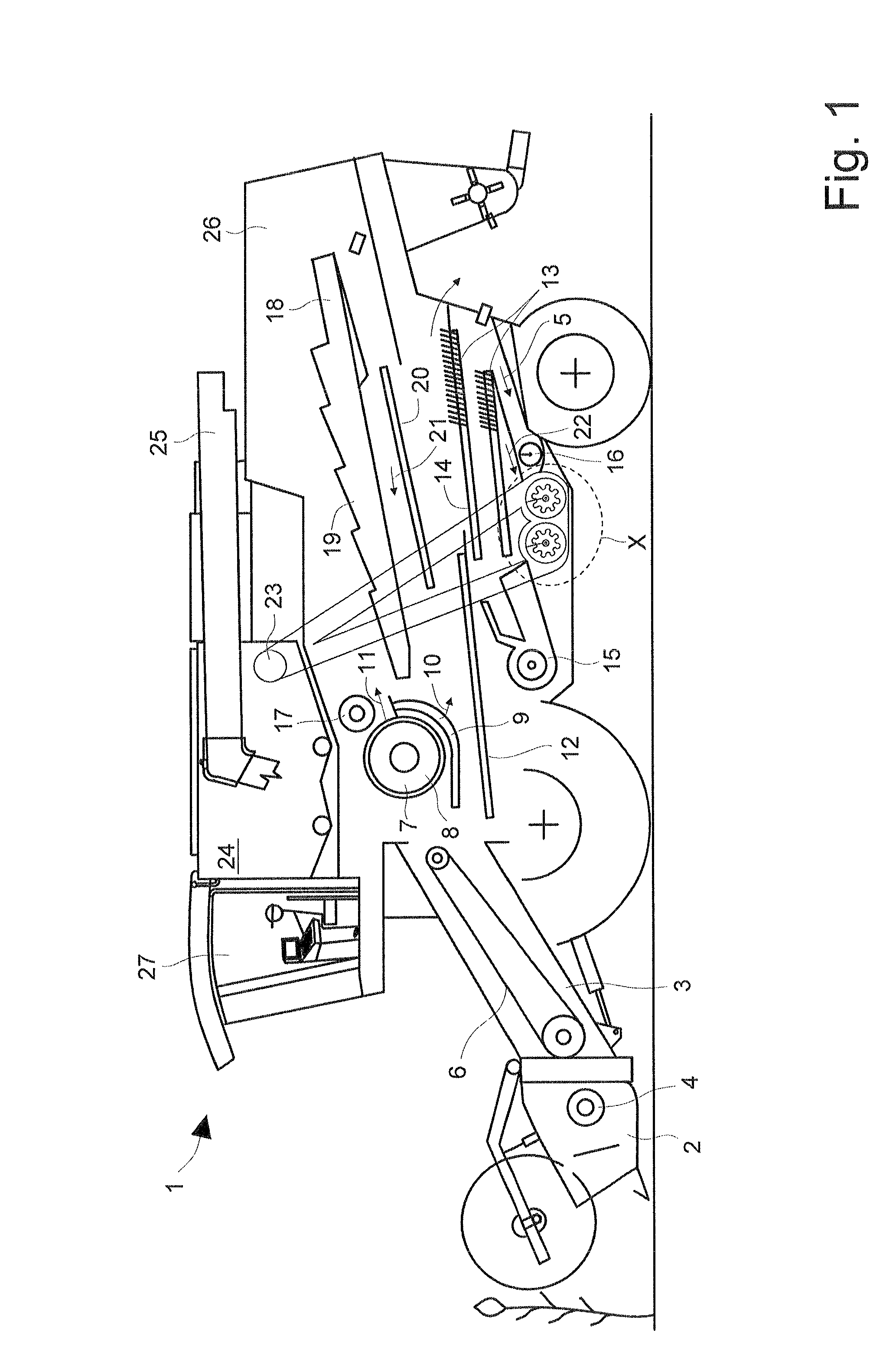 Combine harvester clean crop elevator